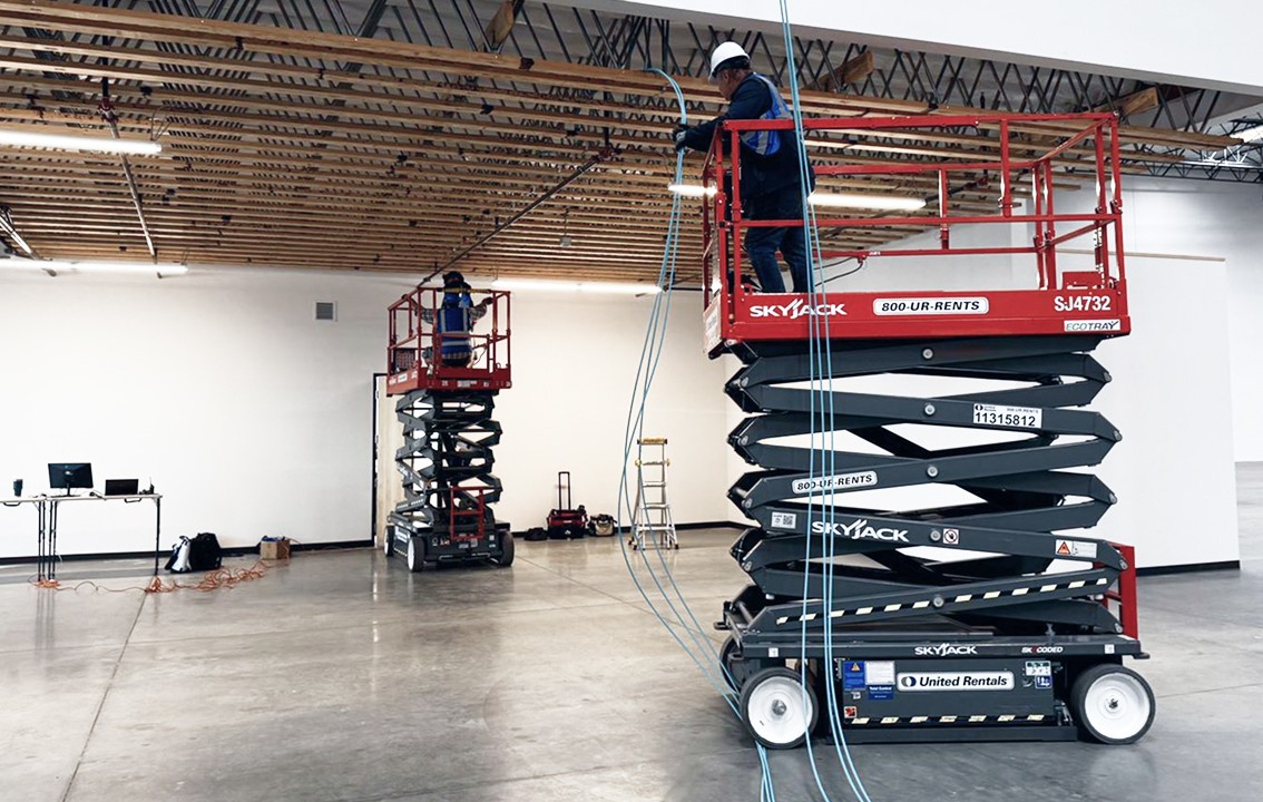 Network Wiring Solution for Large Warehouse Network Wiring Solution for Large Warehouse